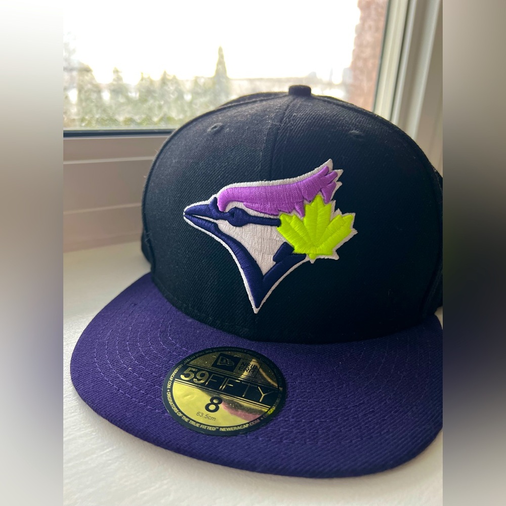 Toronto Blue Jays New Era 59Fifty Purple/Green Fitted 8 (63.5cm) Cap MLB
